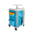 Hospital Furniture Medical Cart ABS Emergency Trolley